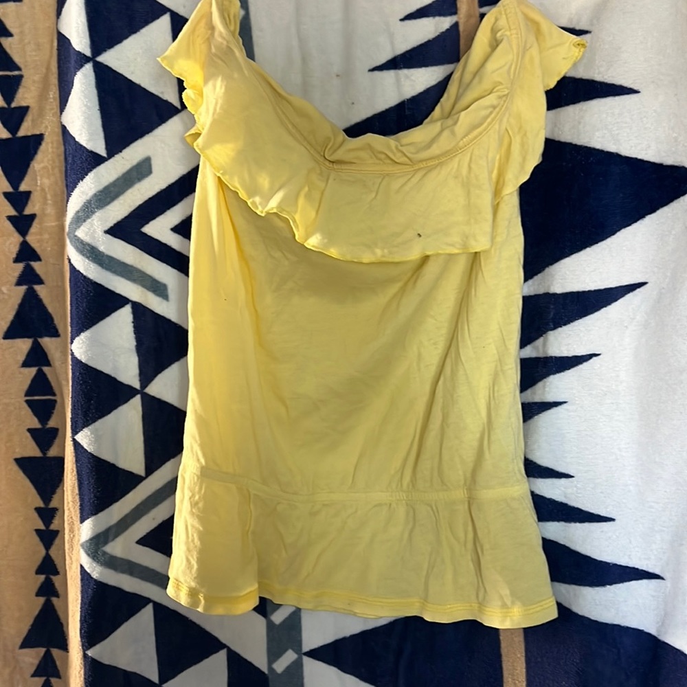 Ruffled tube top